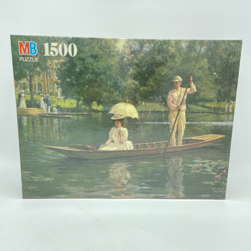 Vintage Milton Bradley 1500 Jigsaw Puzzle‎ Alan Maley's Past Impressions  SEALED